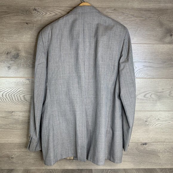 Botany 500 Joslins Mens 2 piece Suit Rose Grey w/Pinstripes See Desc for Measure - Picture 8 of 16